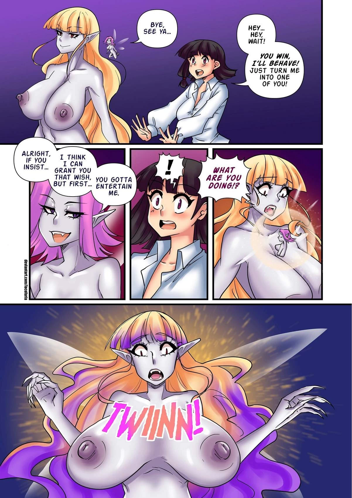 The Vampire Fairy porn comic picture 14