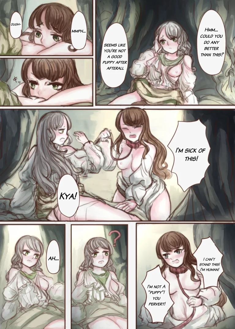 The Wealthy Young Lady Who Bought A Slave And Turned Her Into A Puppy porn comic picture 13