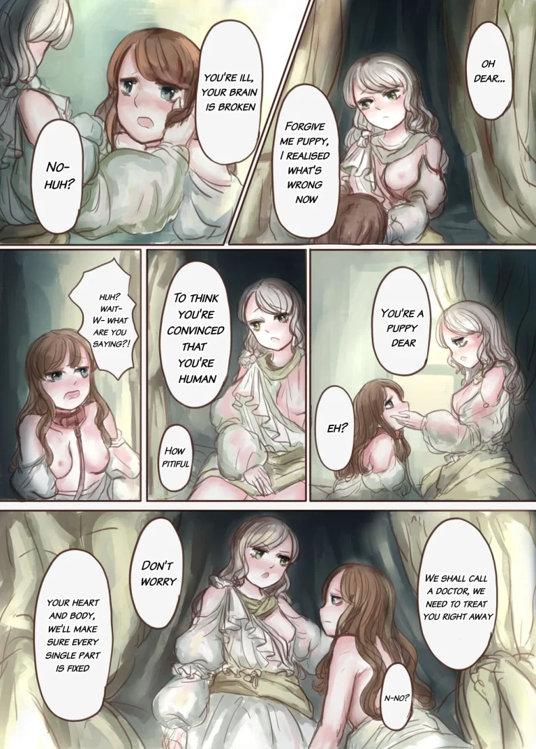 The Wealthy Young Lady Who Bought A Slave And Turned Her Into A Puppy porn comic picture 14