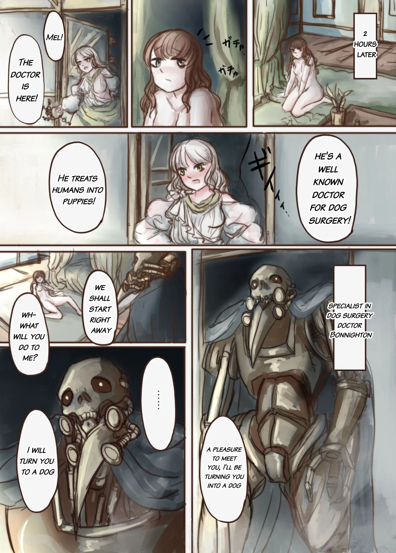 The Wealthy Young Lady Who Bought A Slave And Turned Her Into A Puppy porn comic picture 15