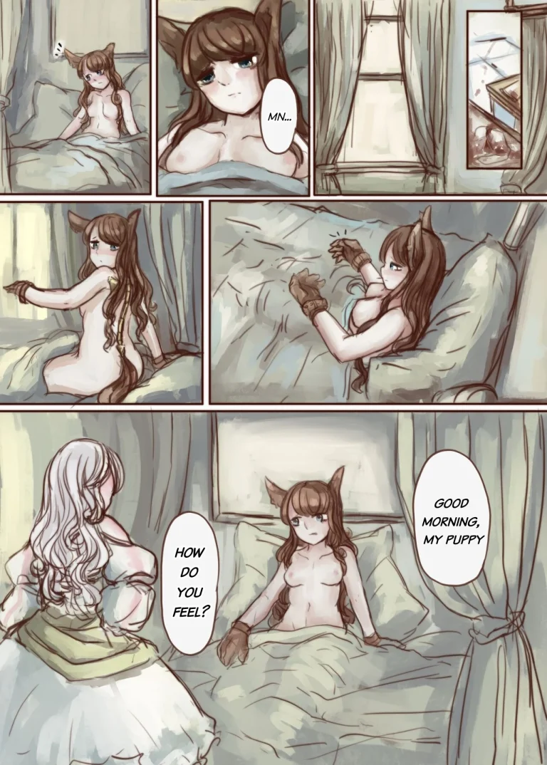 The Wealthy Young Lady Who Bought A Slave And Turned Her Into A Puppy porn comic picture 23