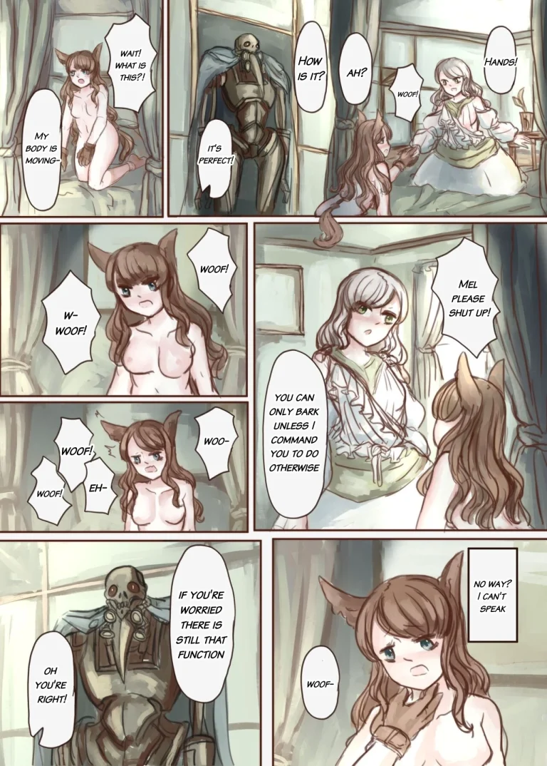 The Wealthy Young Lady Who Bought A Slave And Turned Her Into A Puppy porn comic picture 25
