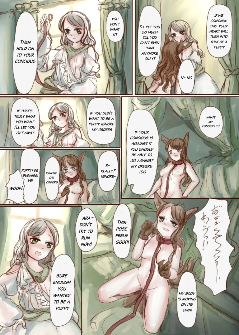 The Wealthy Young Lady Who Bought A Slave And Turned Her Into A Puppy porn comic picture 28
