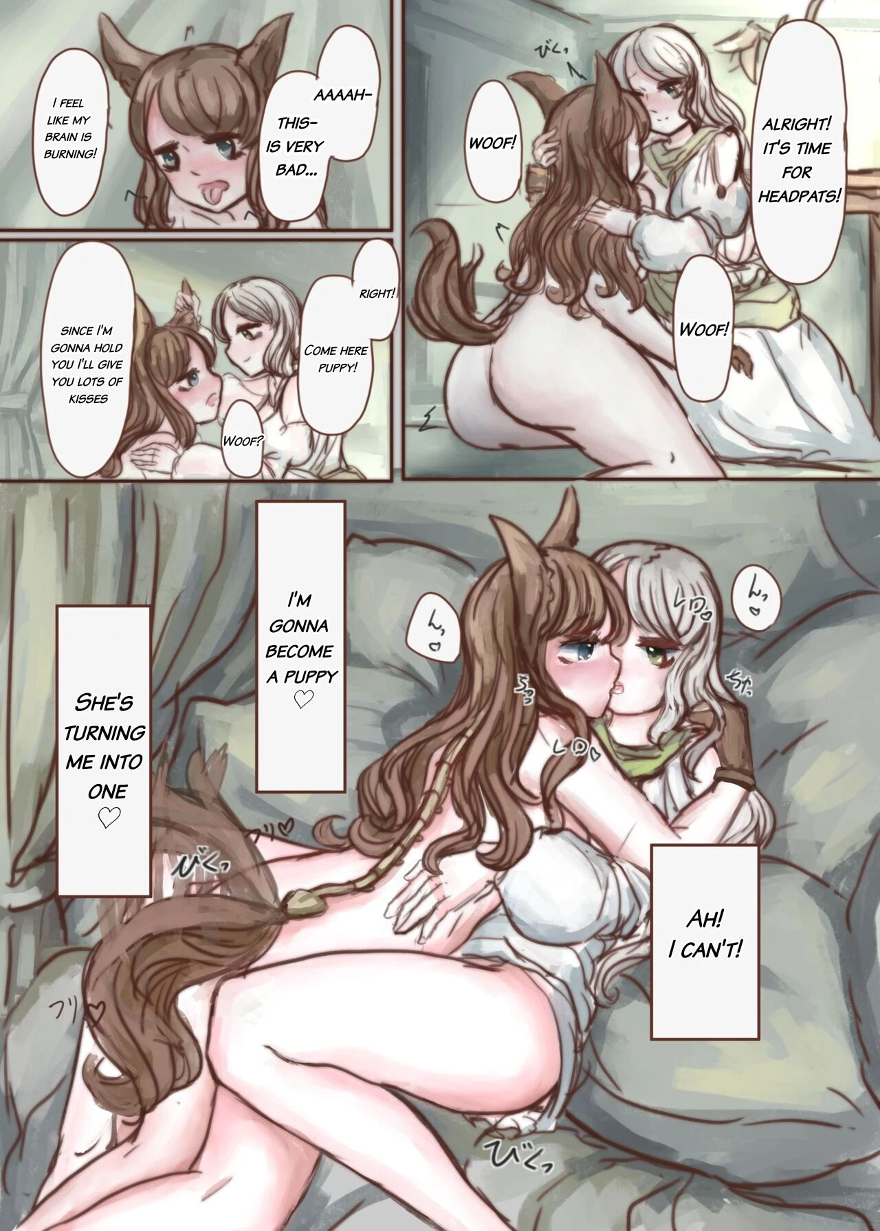 The Wealthy Young Lady Who Bought A Slave And Turned Her Into A Puppy porn comic picture 29