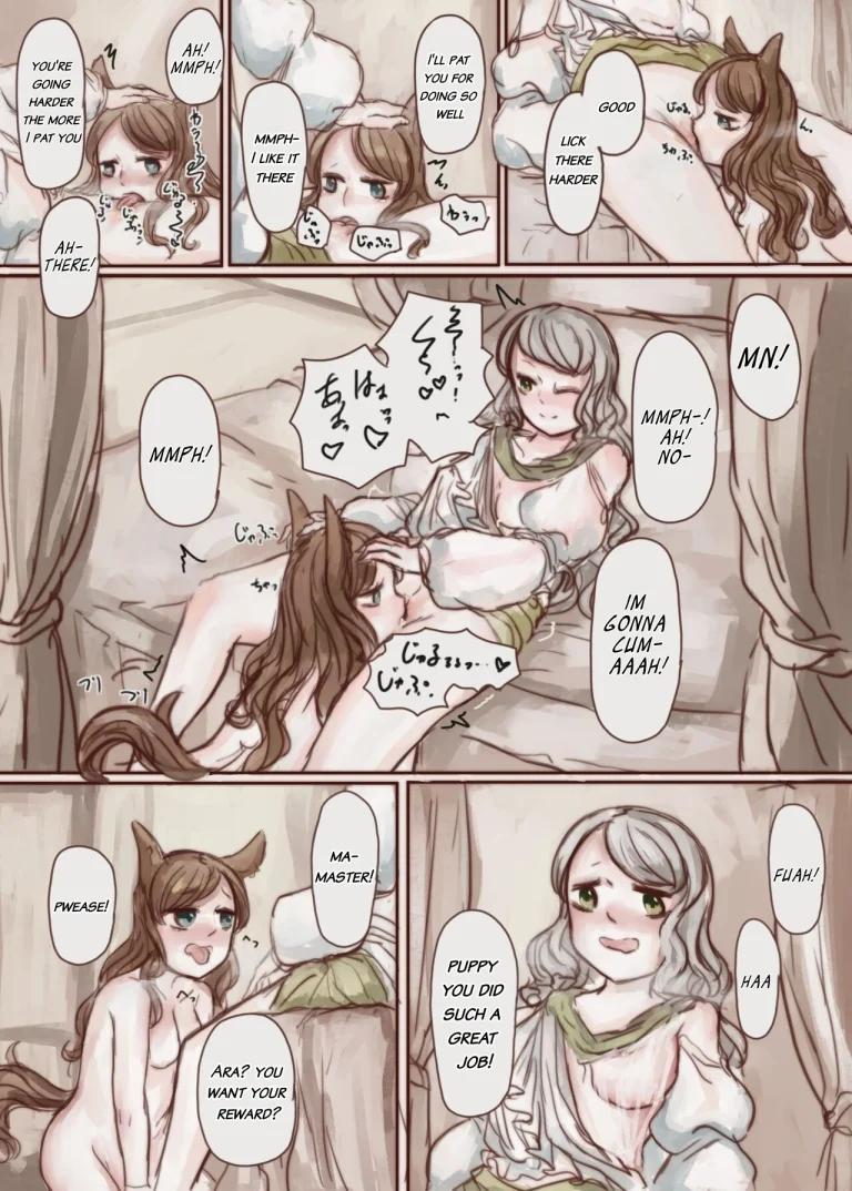 The Wealthy Young Lady Who Bought A Slave And Turned Her Into A Puppy porn comic picture 35