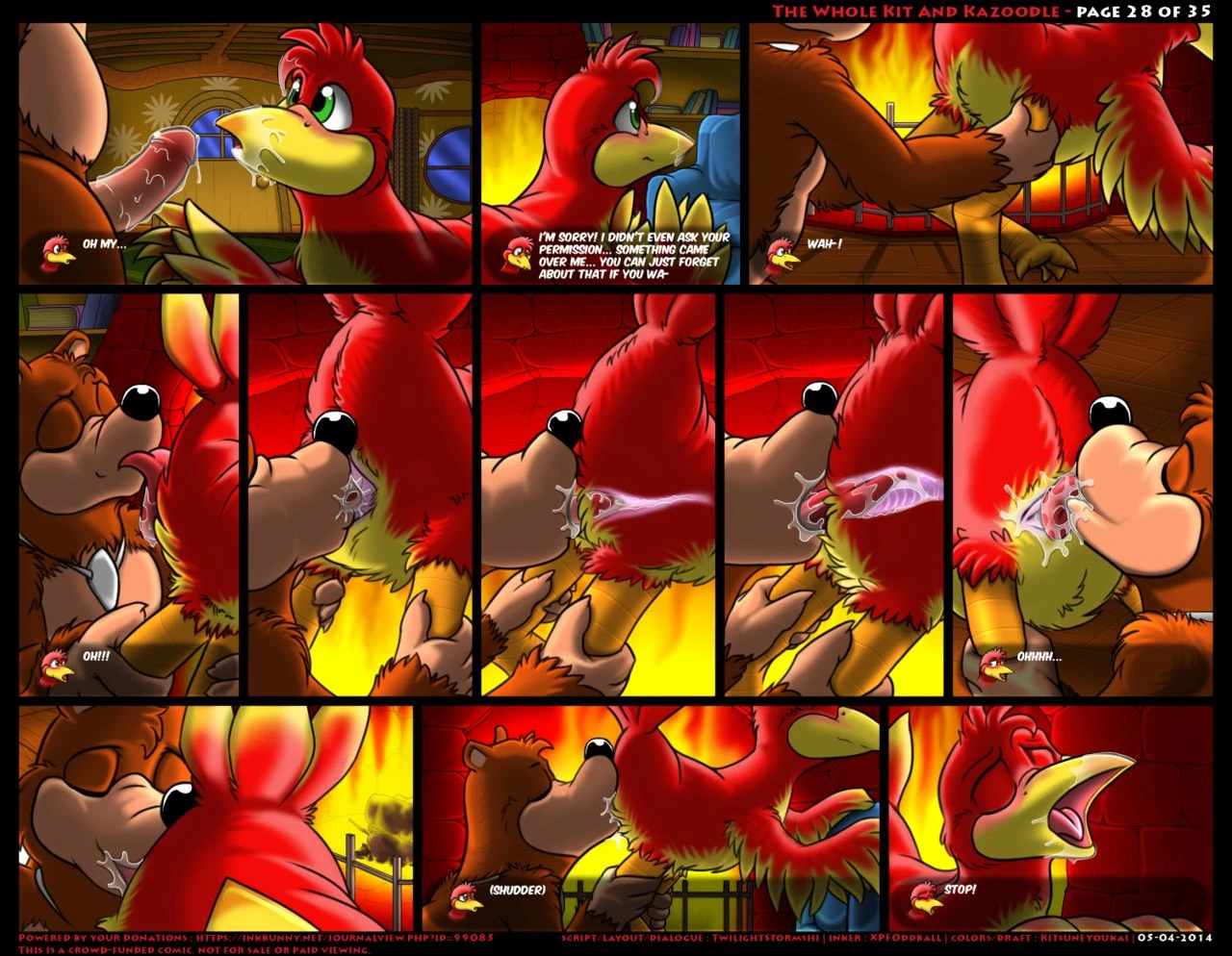 The Whole Kit & Kazoodle porn comic picture 29