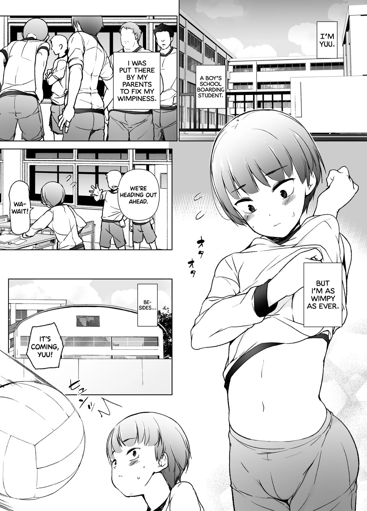 The Wimp | Danshikou no Kawaii Ko ga Josou Shita porn comic picture 2