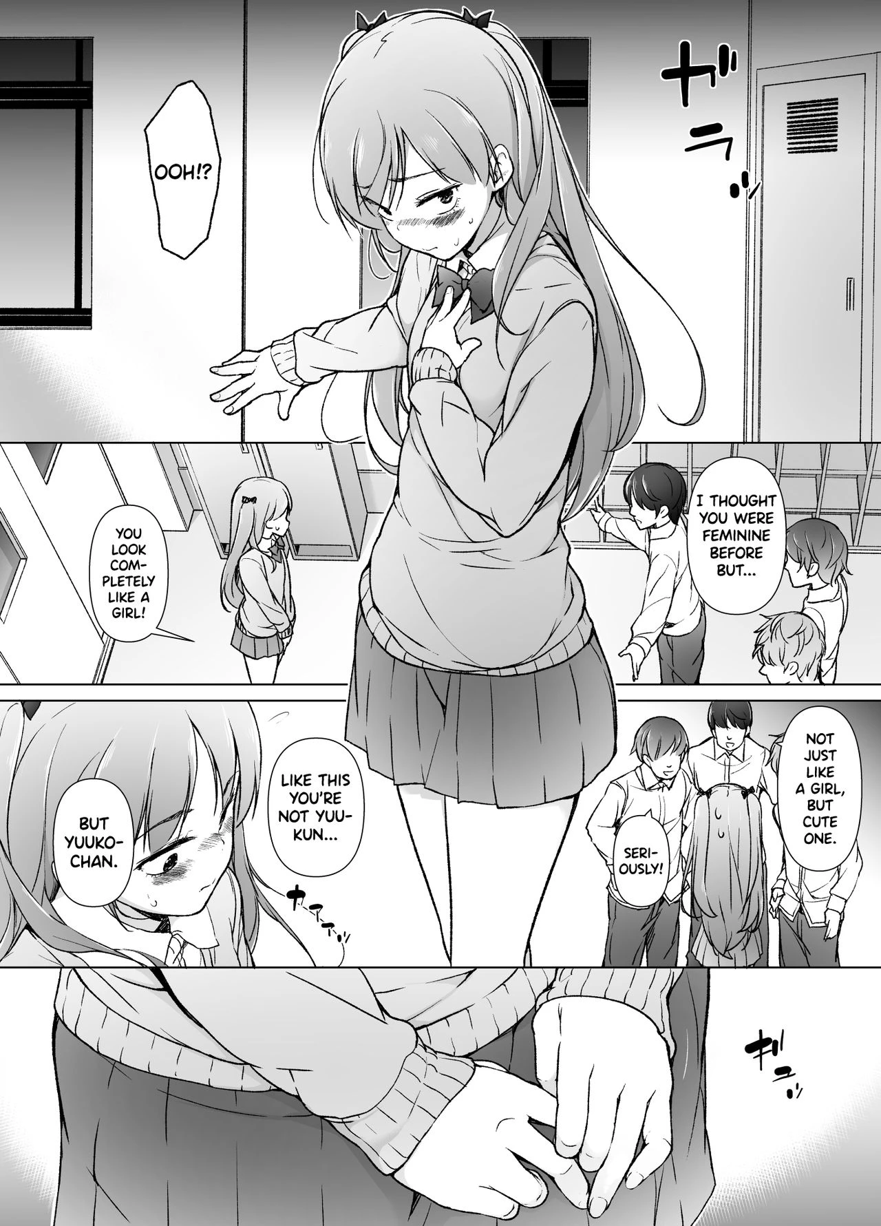 The Wimp | Danshikou no Kawaii Ko ga Josou Shita porn comic picture 7