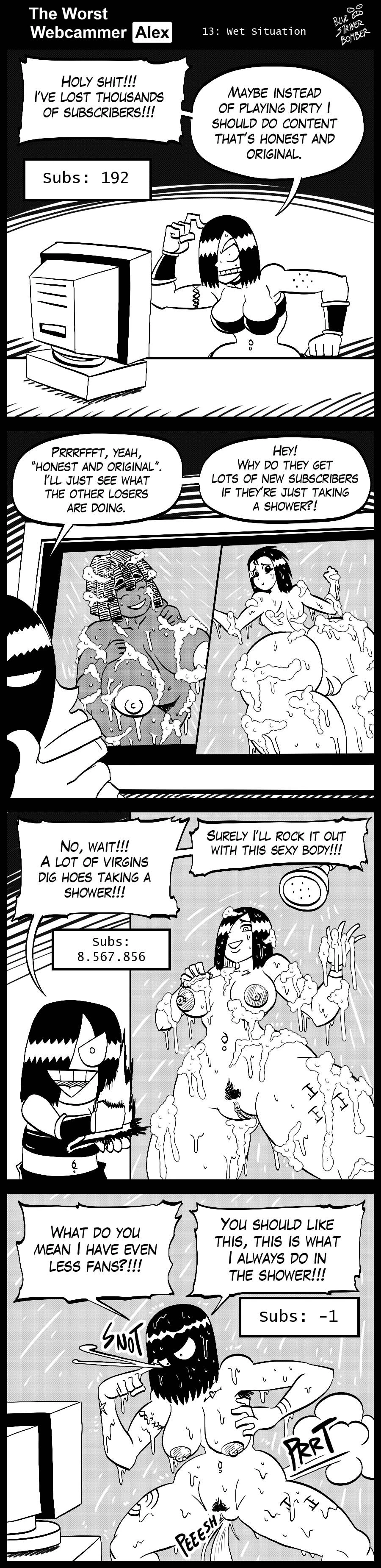 THE WORST WEBCAMMER: ALEX porn comic picture 14