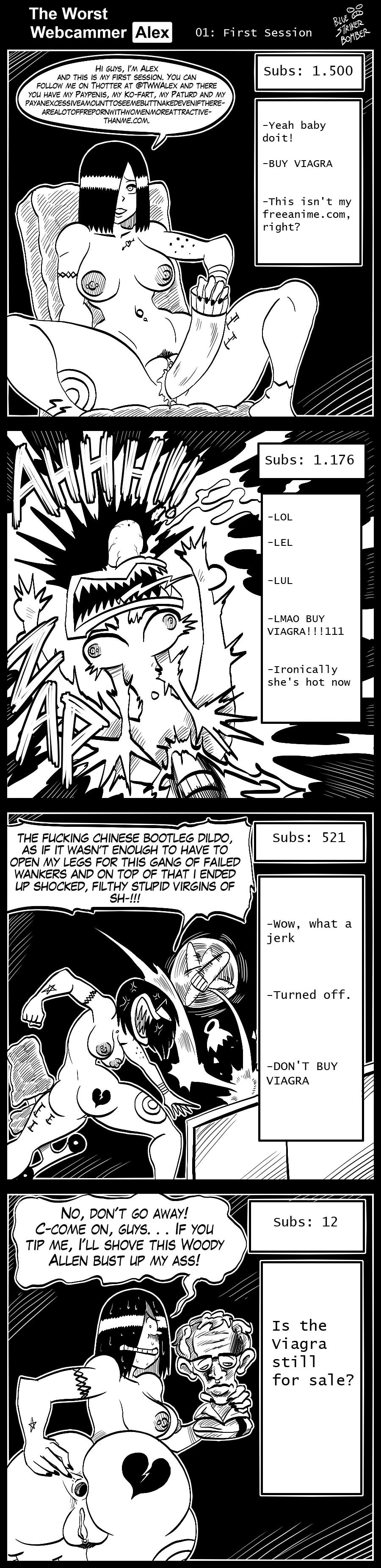 THE WORST WEBCAMMER: ALEX porn comic picture 2