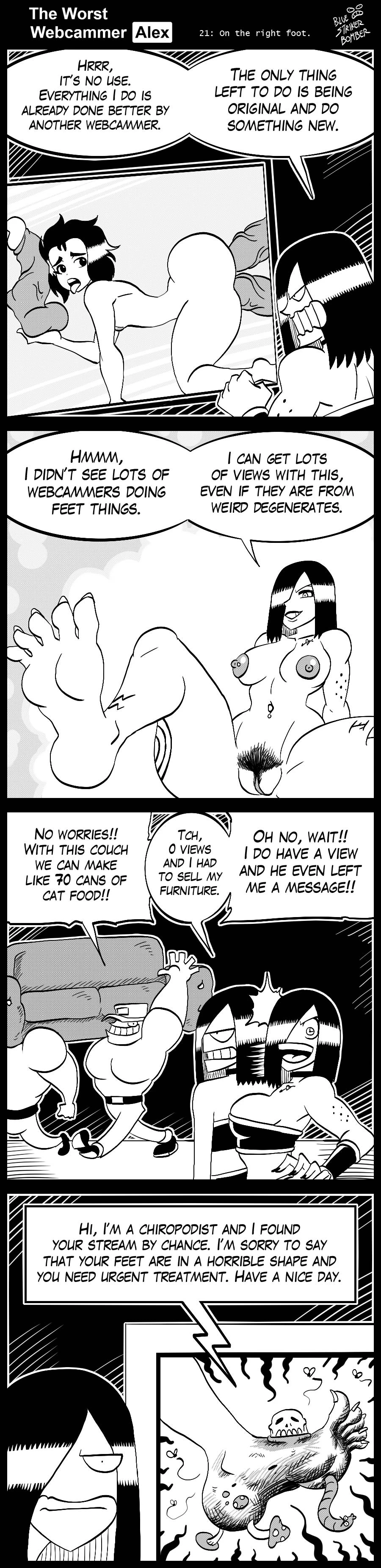 THE WORST WEBCAMMER: ALEX porn comic picture 22
