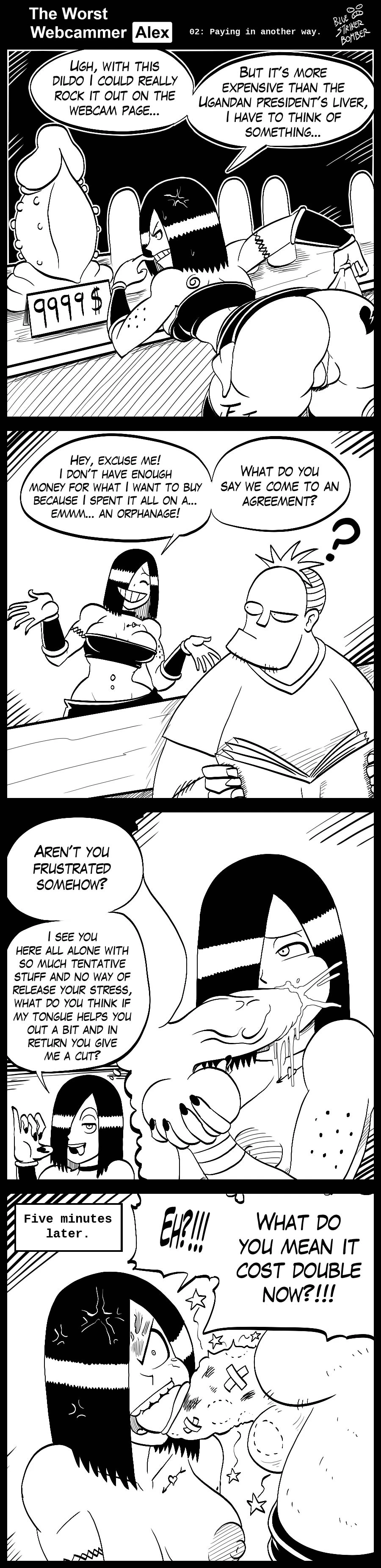 THE WORST WEBCAMMER: ALEX porn comic picture 3