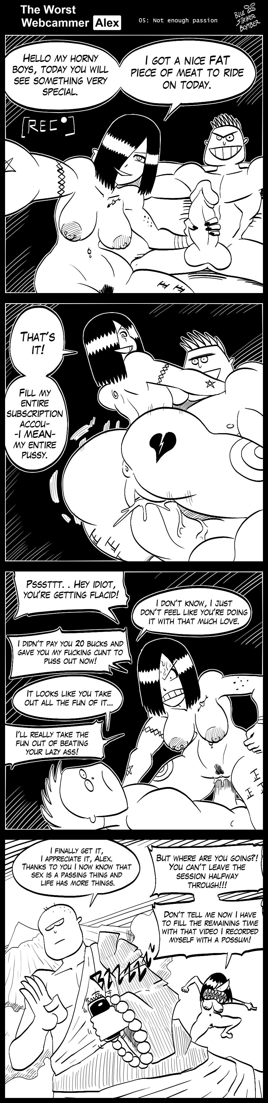 THE WORST WEBCAMMER: ALEX porn comic picture 6
