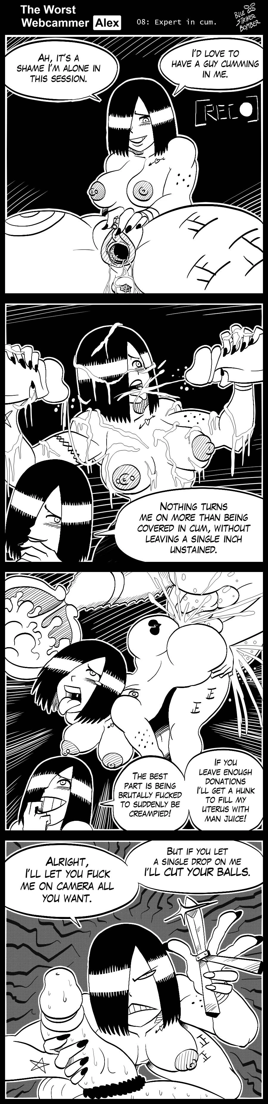 THE WORST WEBCAMMER: ALEX porn comic picture 9