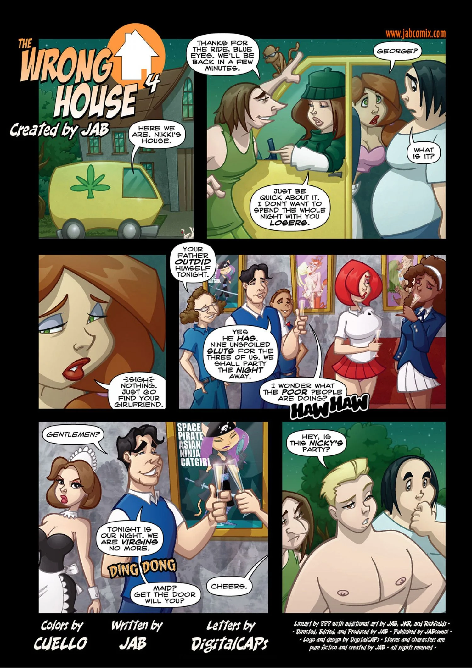 The Wrong House 4 porn comic picture 1