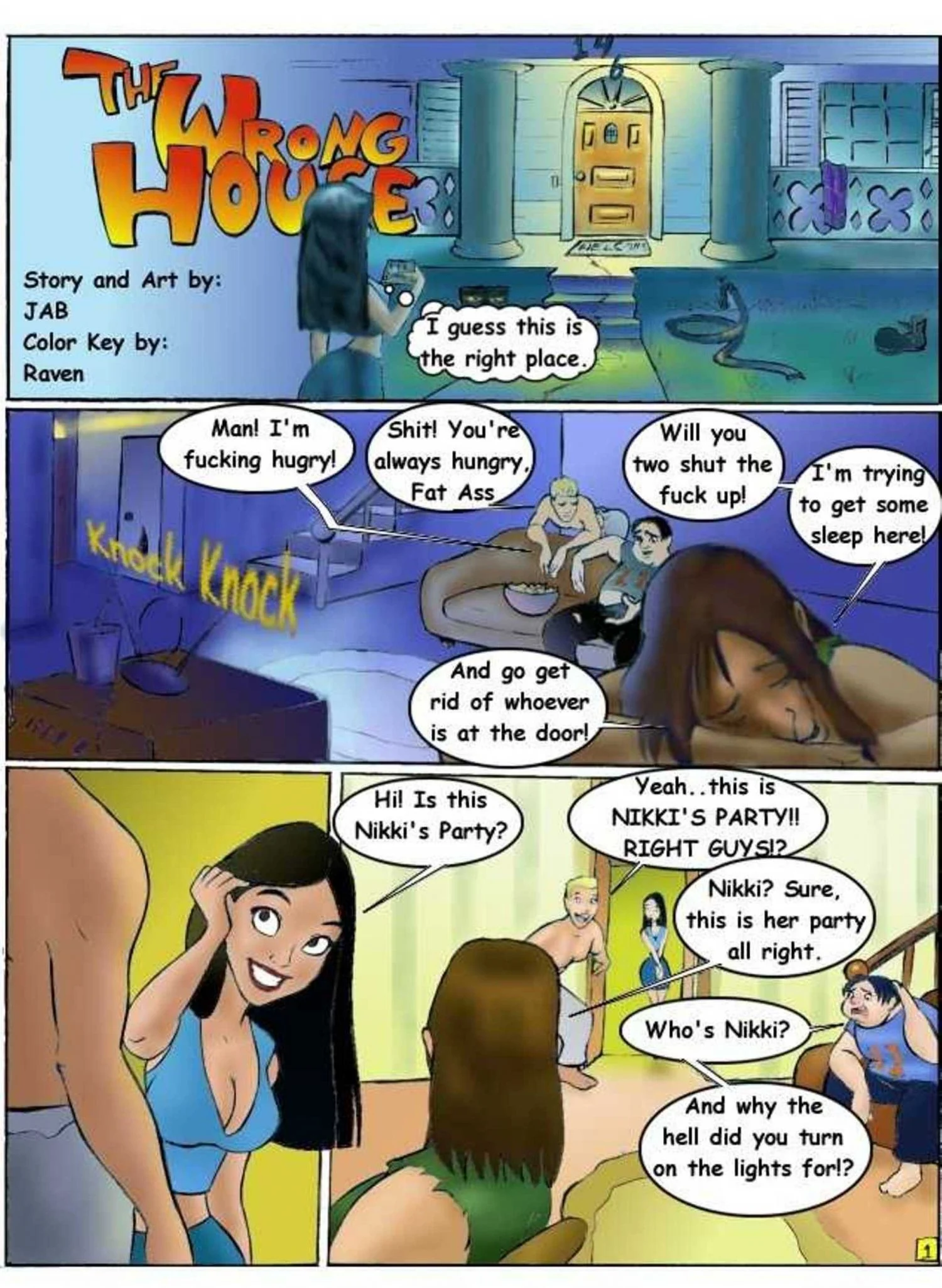 The Wrong House porn comic picture 1
