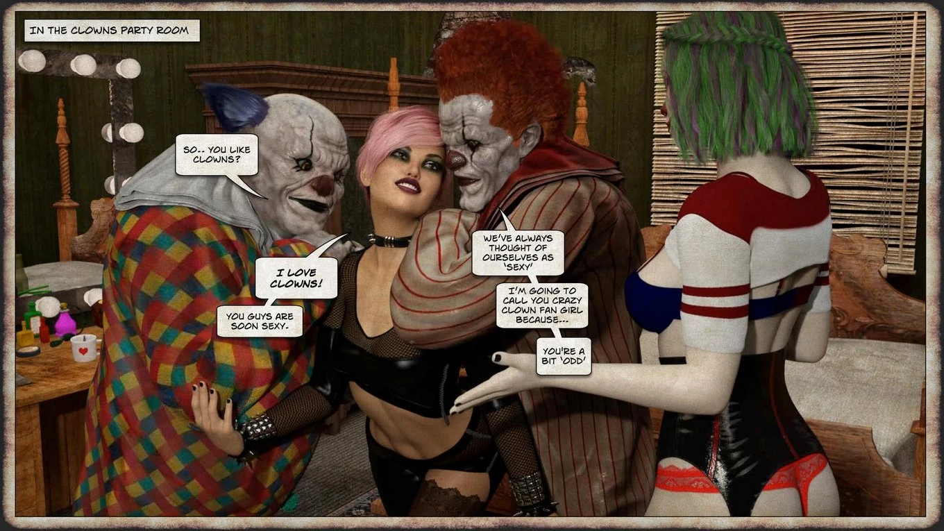 THEM 05 - Return of the clown porn comic picture 20