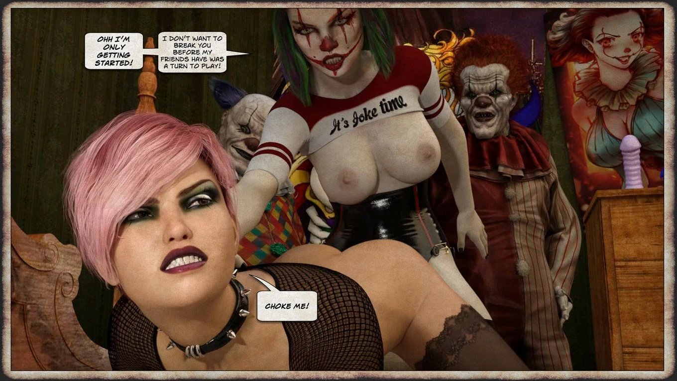 THEM 05 - Return of the clown porn comic picture 26