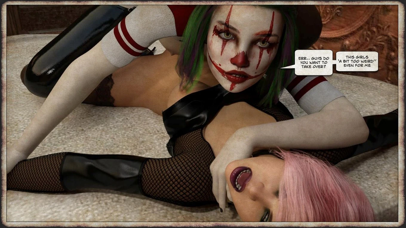 THEM 05 - Return of the clown porn comic picture 32