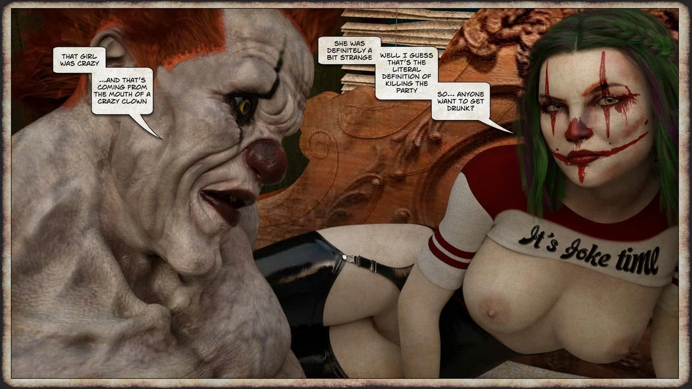 THEM 05 - Return of the clown porn comic picture 40