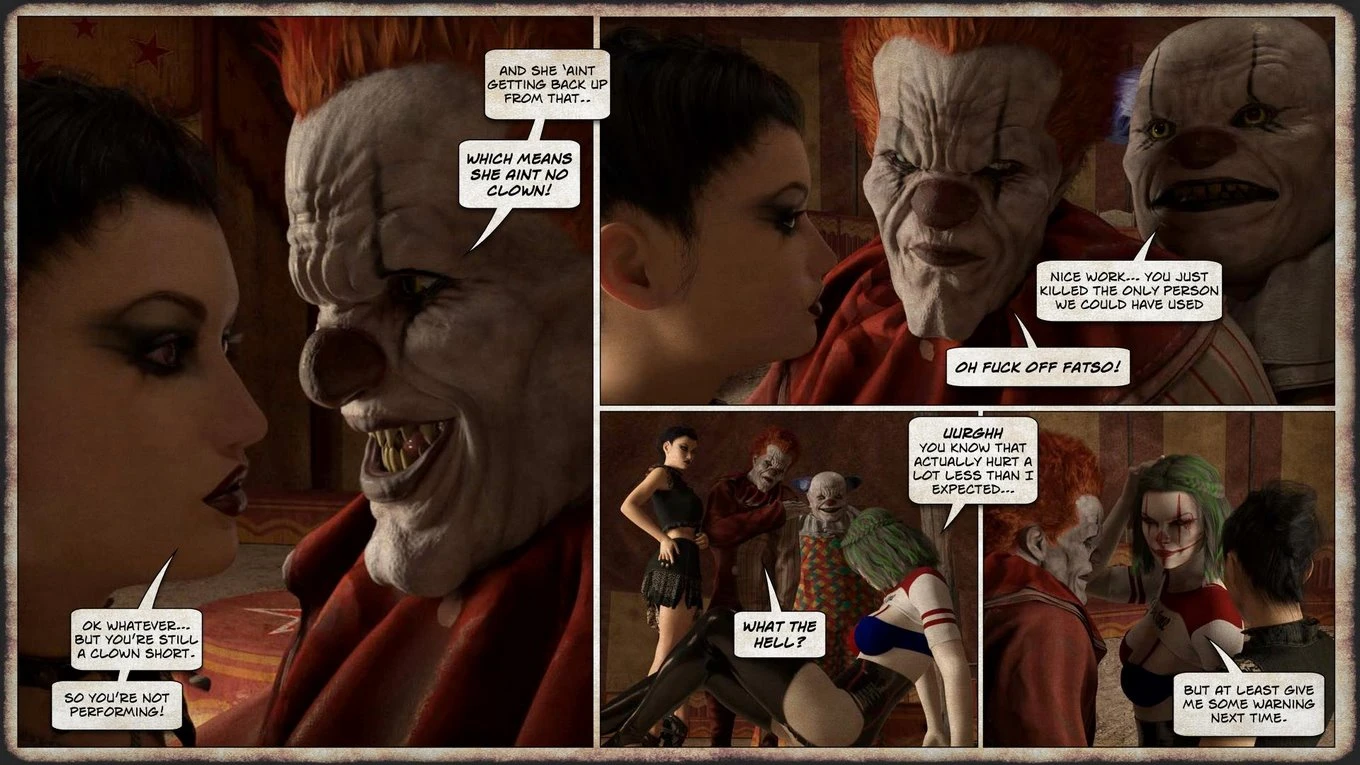 THEM 05 - Return of the clown porn comic picture 6