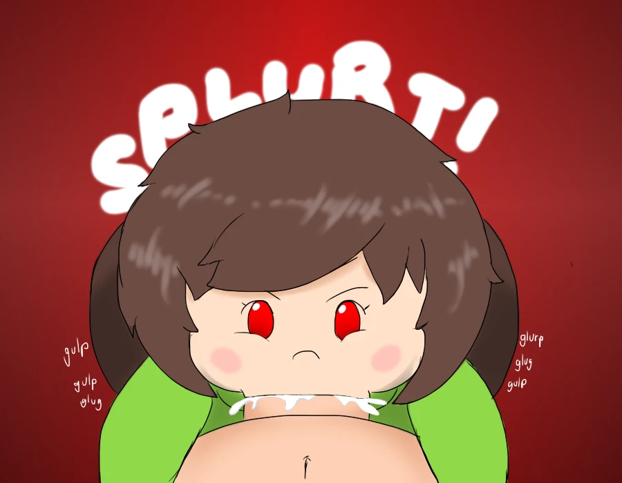 Thicc Frisk and Shortstack Chara porn comic picture 4