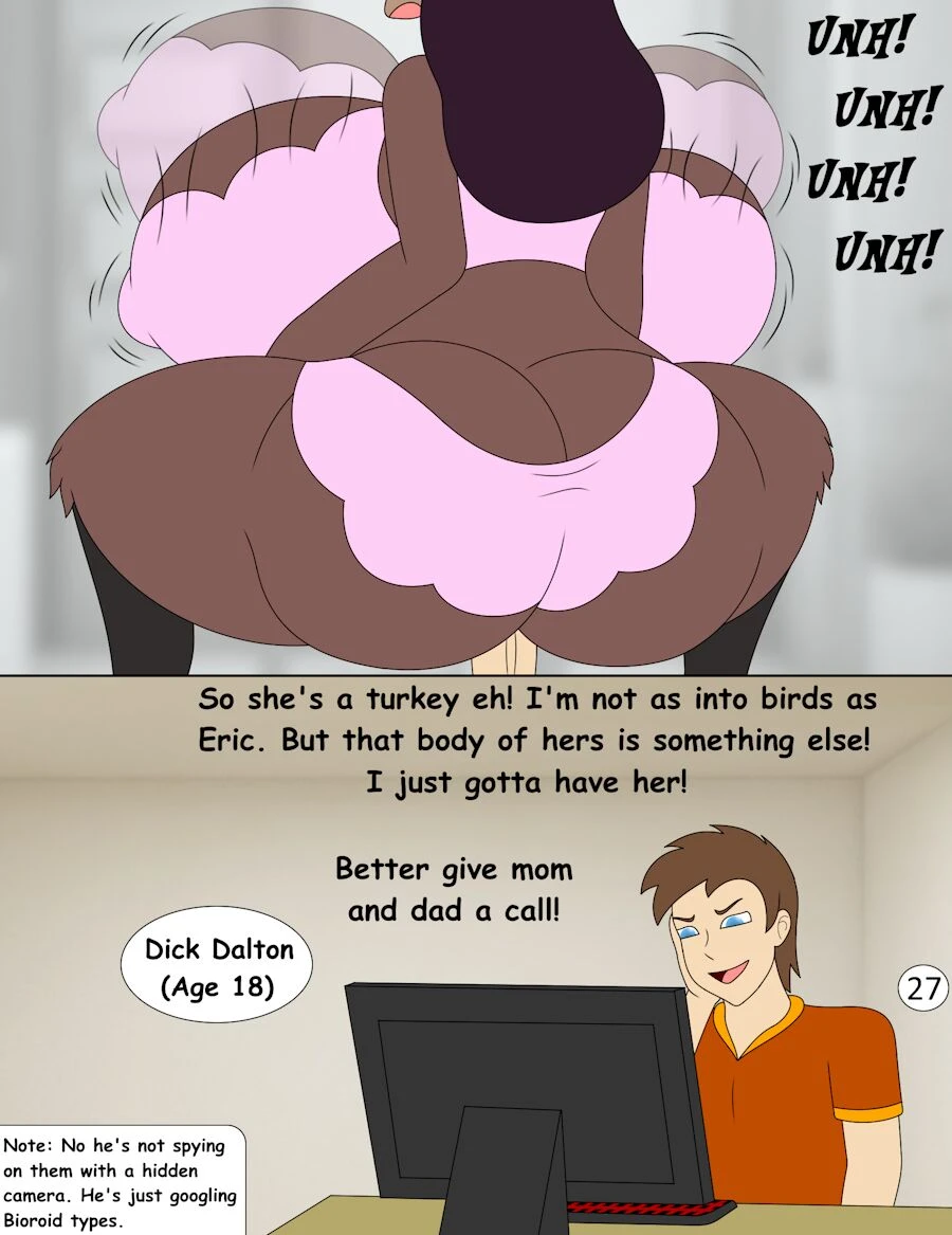 Thicc Turkey Mine porn comic picture 28