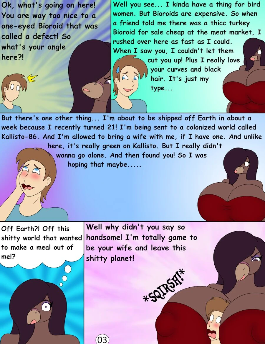 Thicc Turkey Mine porn comic picture 4