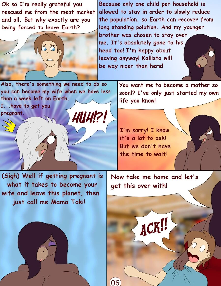 Thicc Turkey Mine porn comic picture 7