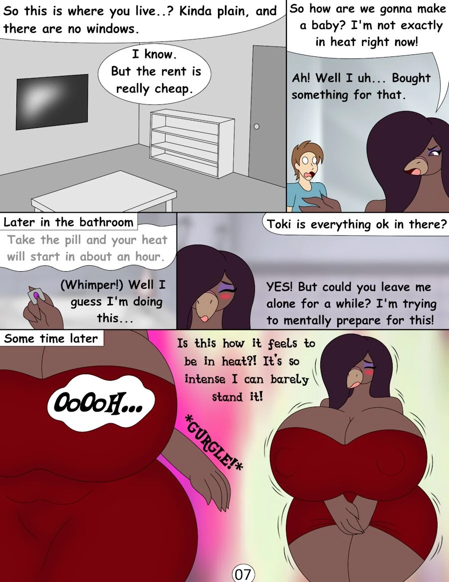 Thicc Turkey Mine porn comic picture 8