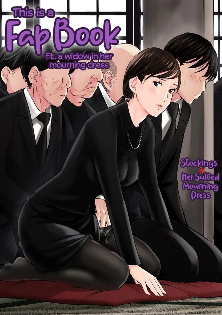 This is a Fap Book ft. a widow in her mourning dress porn comic picture 1