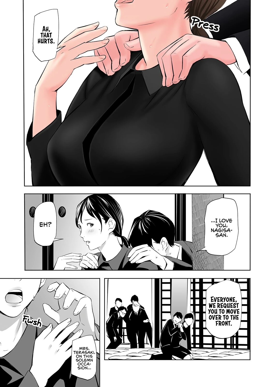 This is a Fap Book ft. a widow in her mourning dress porn comic picture 11
