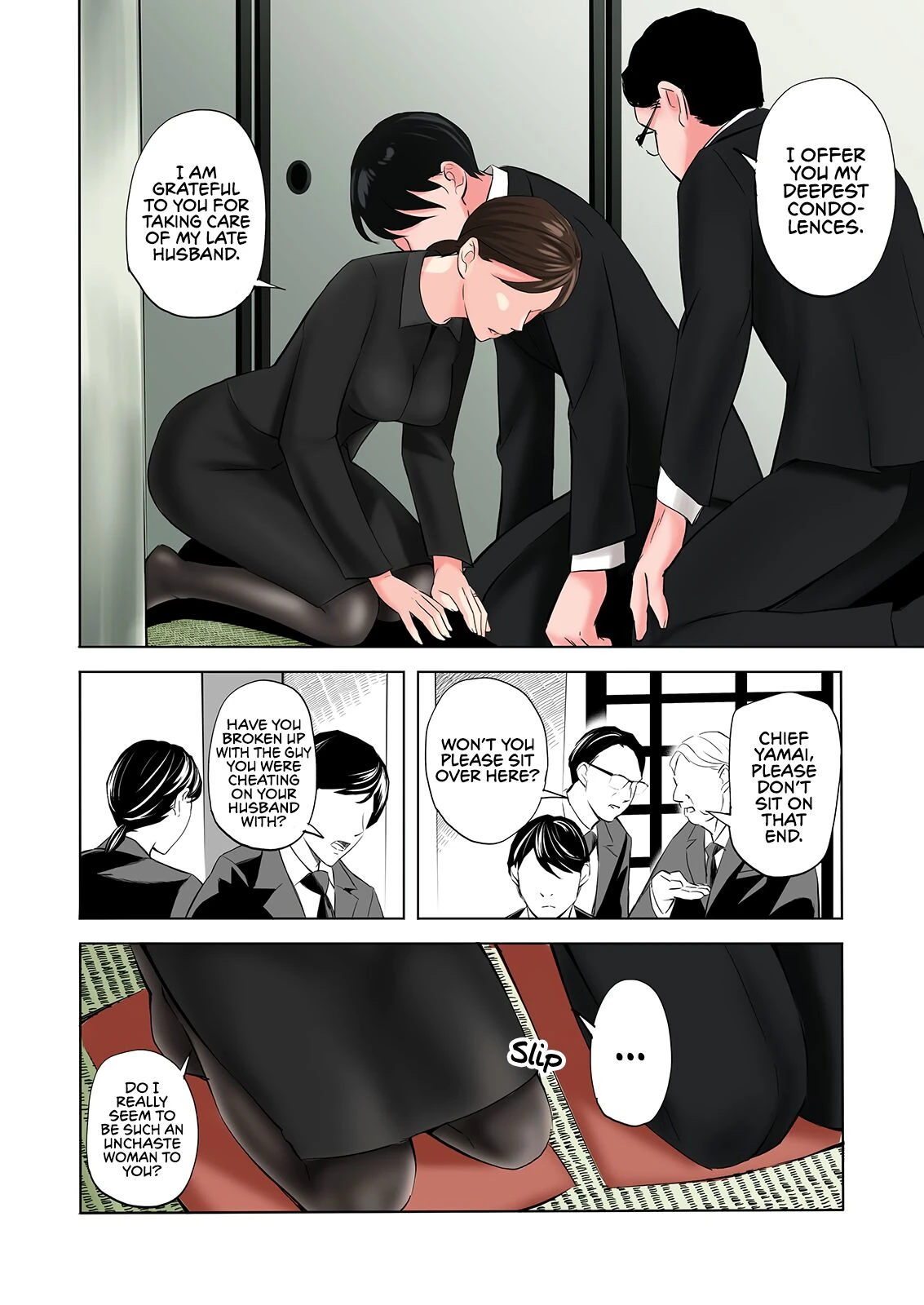 This is a Fap Book ft. a widow in her mourning dress porn comic picture 12