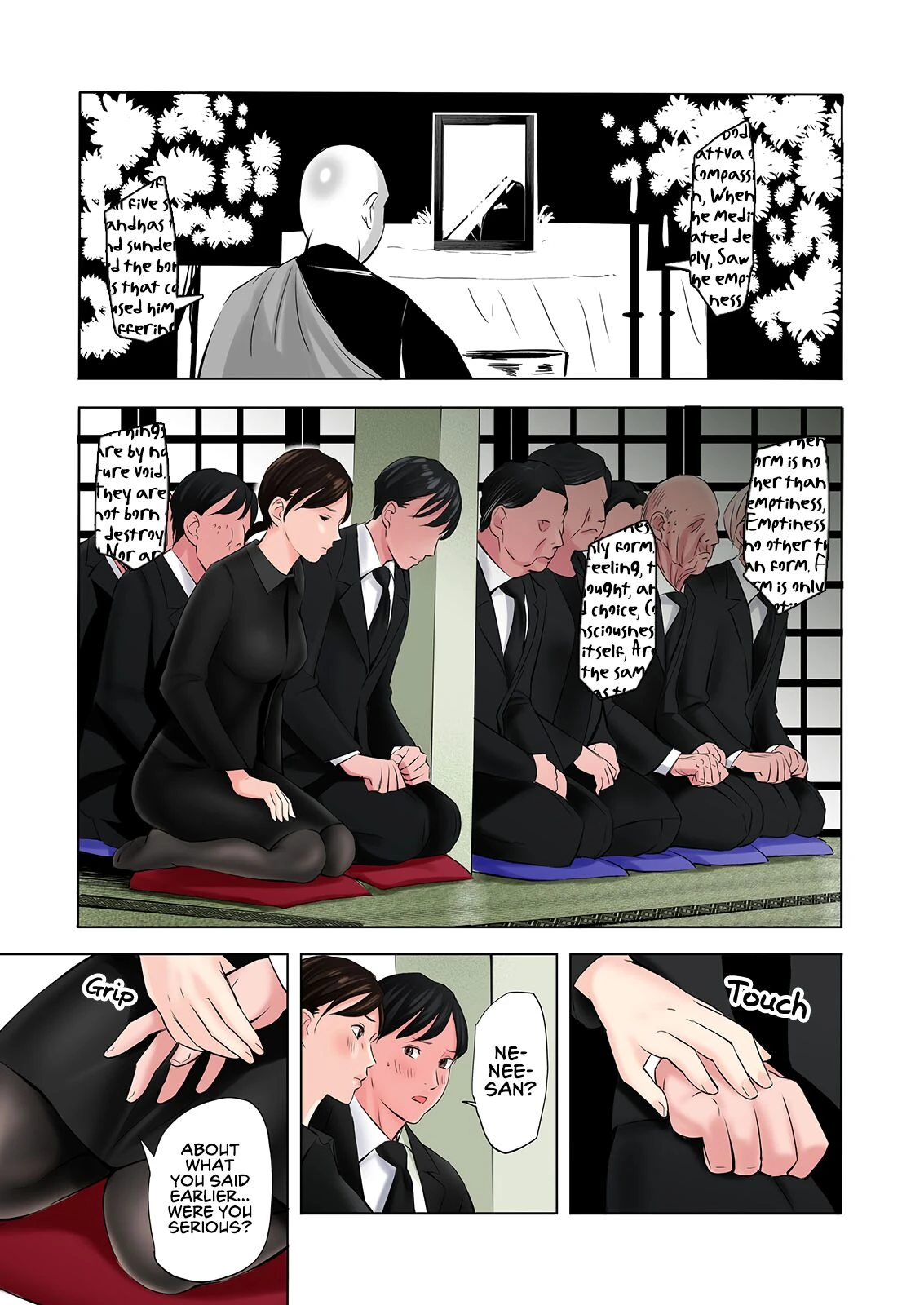This is a Fap Book ft. a widow in her mourning dress porn comic picture 13