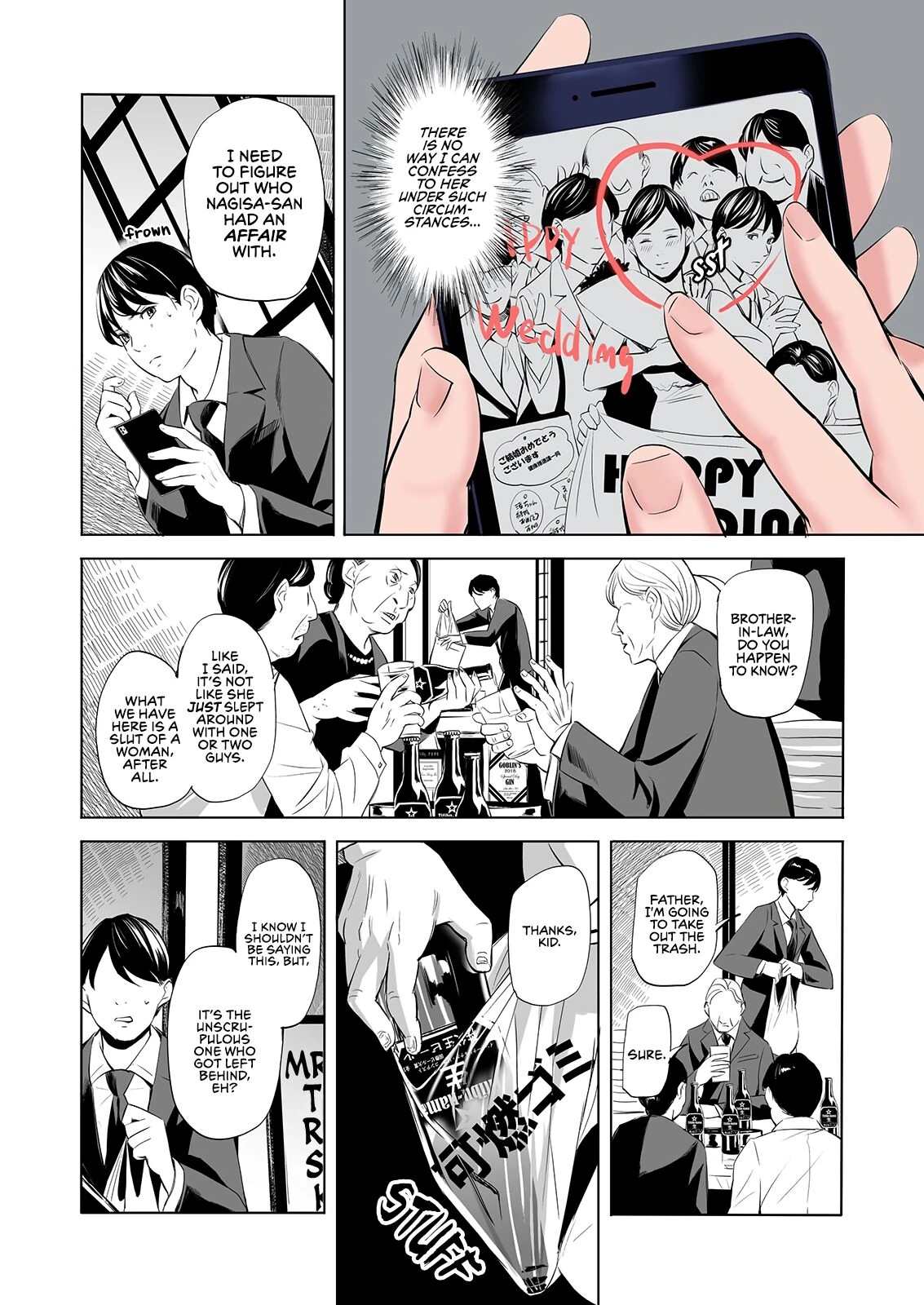 This is a Fap Book ft. a widow in her mourning dress porn comic picture 2