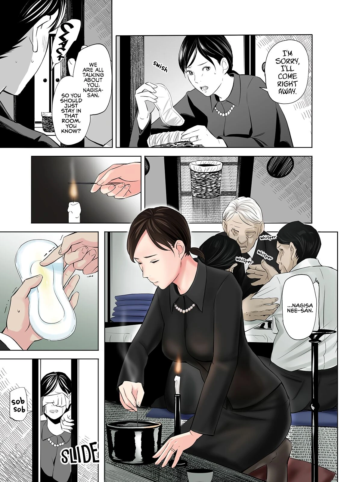 This is a Fap Book ft. a widow in her mourning dress porn comic picture 5