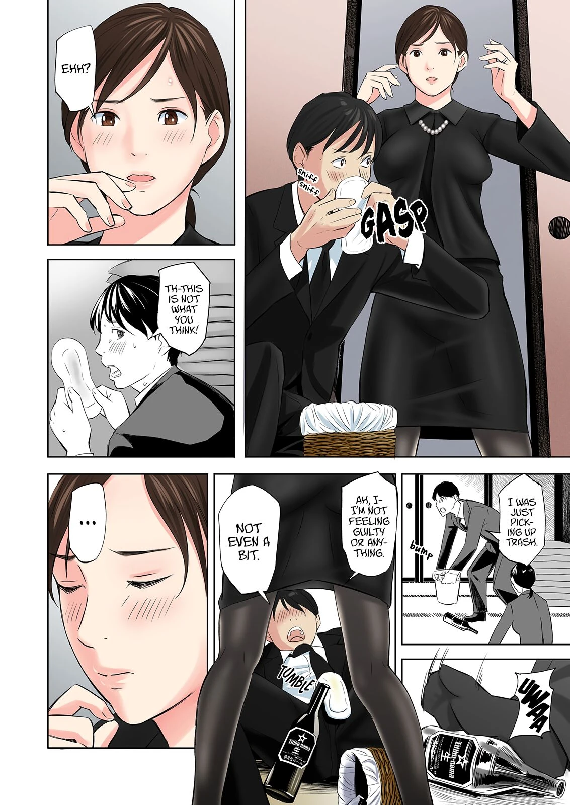 This is a Fap Book ft. a widow in her mourning dress porn comic picture 6