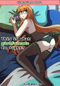 This is what girlfriends do right? porn comic picture 1