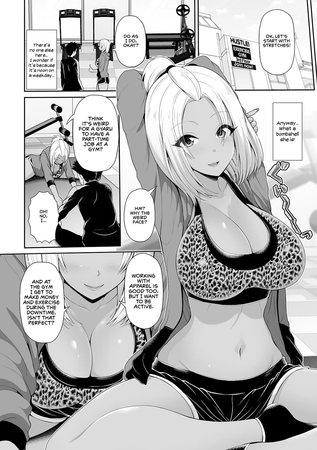 This Tanned Gyaru Only Has Eyes for You porn comic picture 132