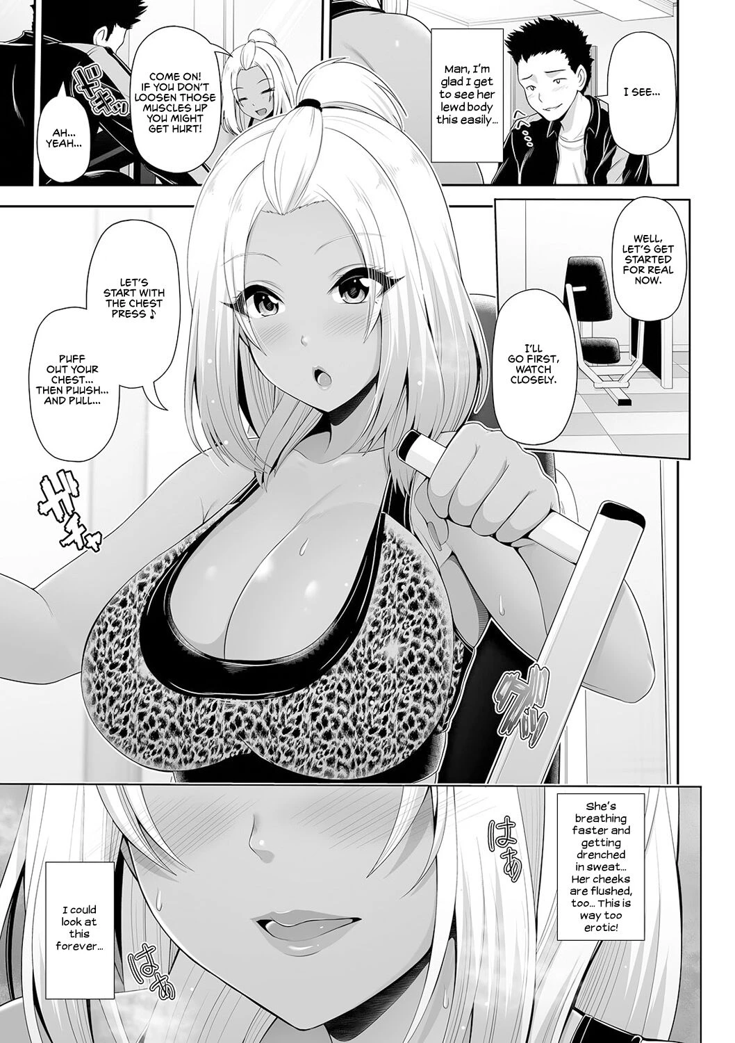 This Tanned Gyaru Only Has Eyes for You porn comic picture 133
