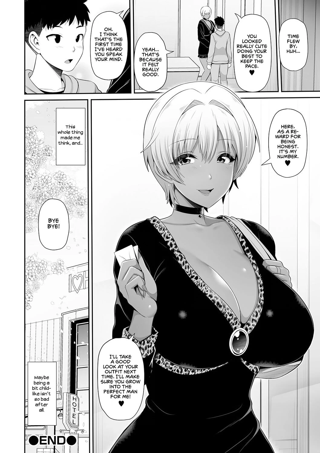 This Tanned Gyaru Only Has Eyes for You porn comic picture 180