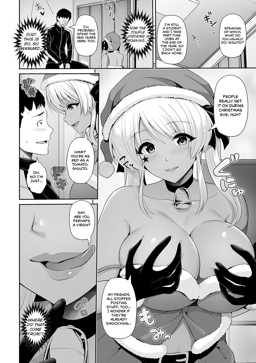 This Tanned Gyaru Only Has Eyes for You porn comic picture 40