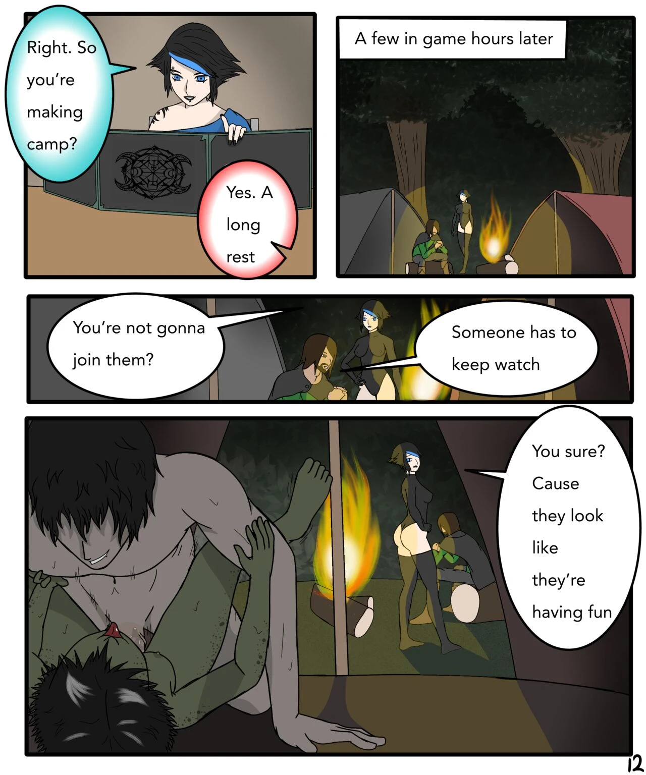 Three's Company- D&D One Shot porn comic picture 13