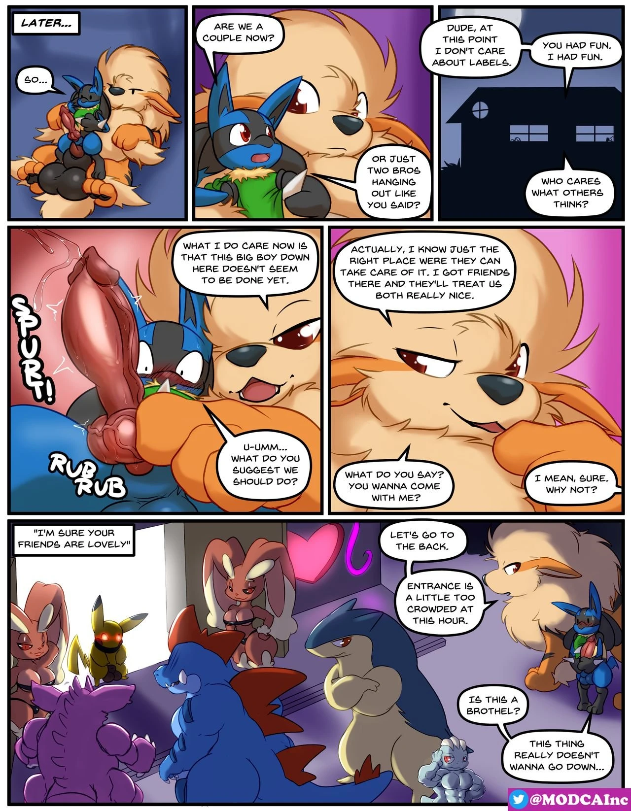 Throbbing Knots porn comic picture 39