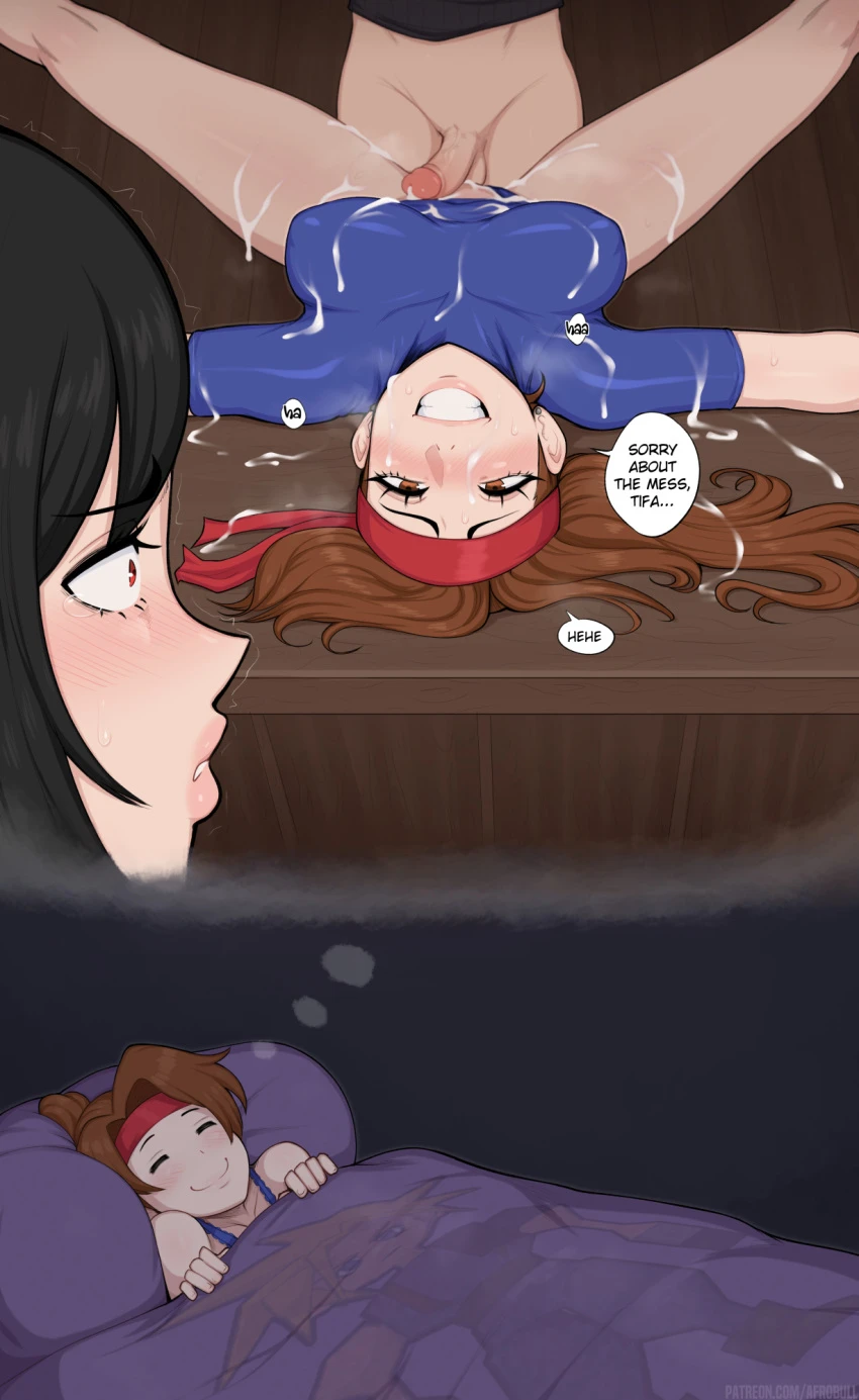 Tifa and Jessie porn comic picture 9