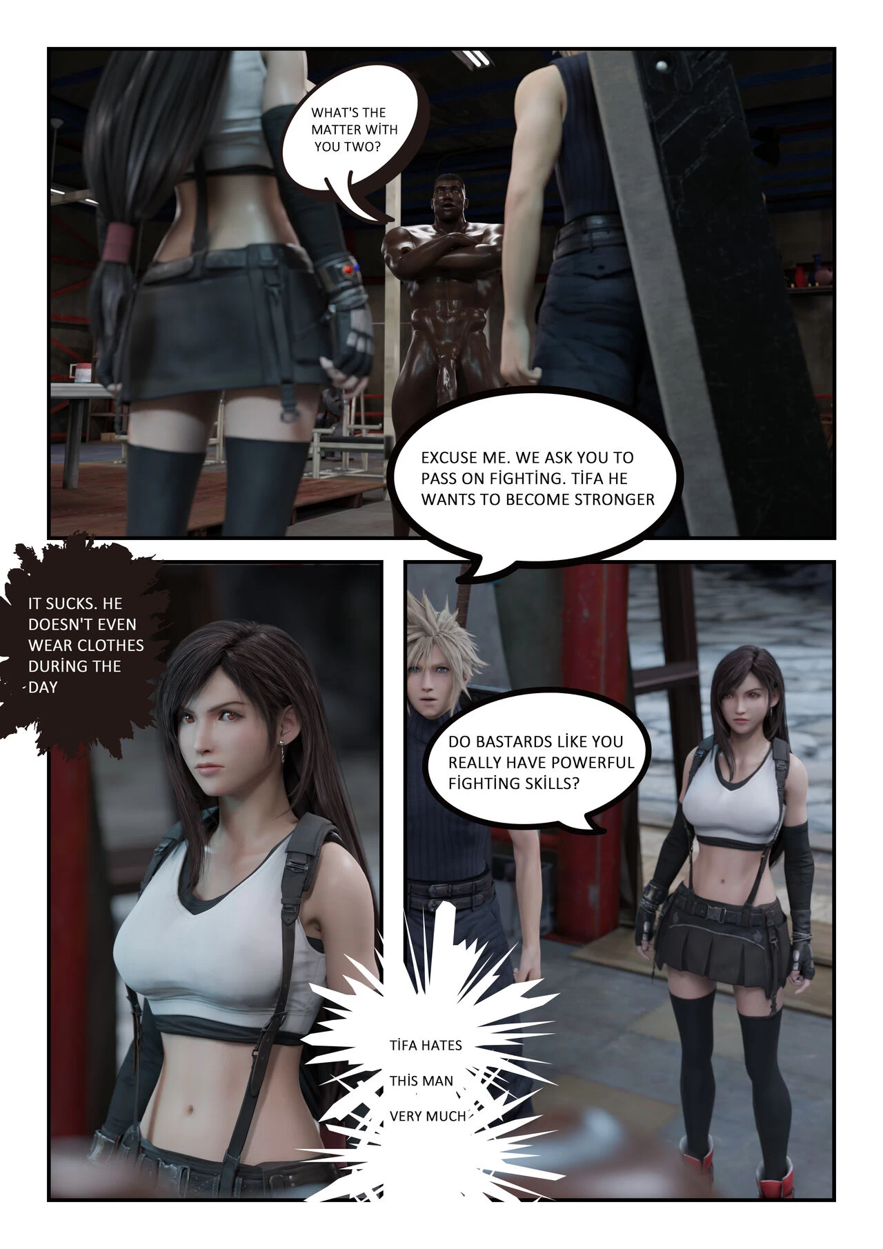 Tifa enhancement plan porn comic picture 10