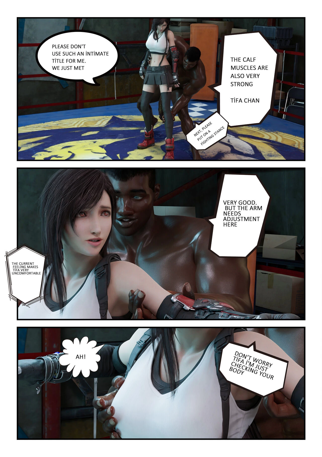 Tifa enhancement plan porn comic picture 16