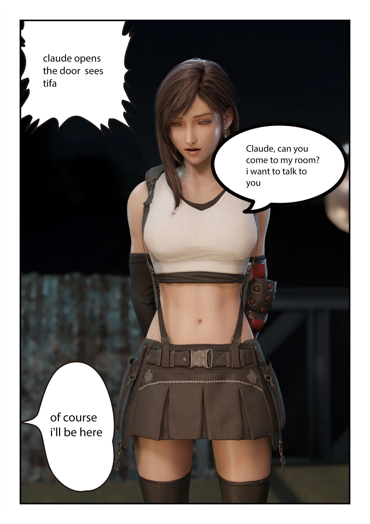Tifa enhancement plan porn comic picture 4
