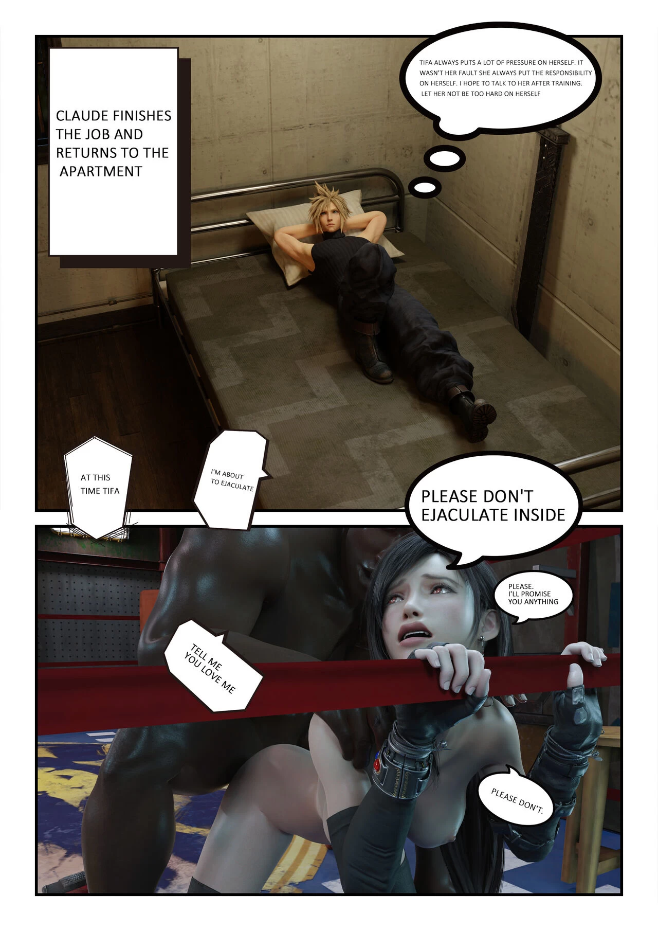Tifa enhancement plan porn comic picture 48