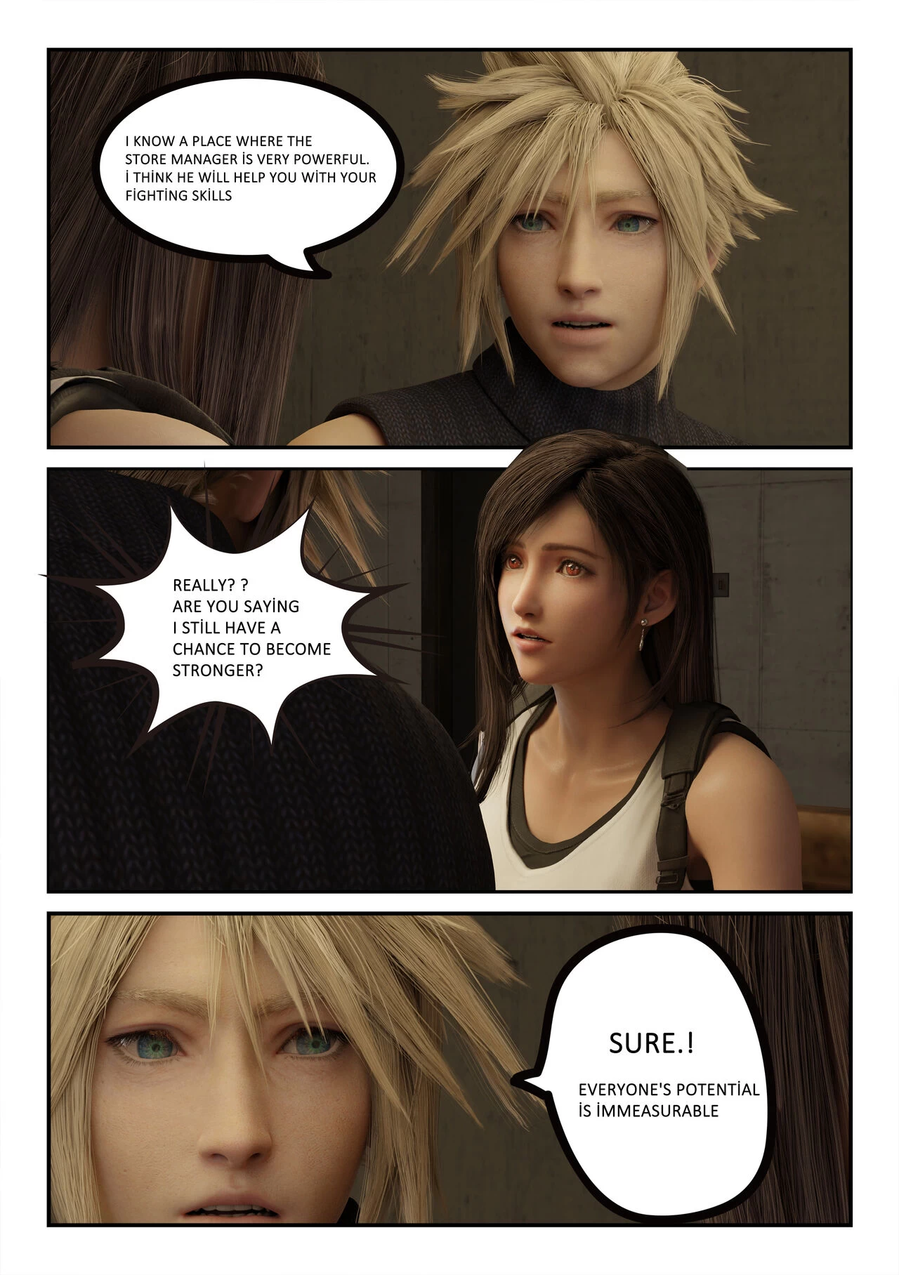 Tifa enhancement plan porn comic picture 6